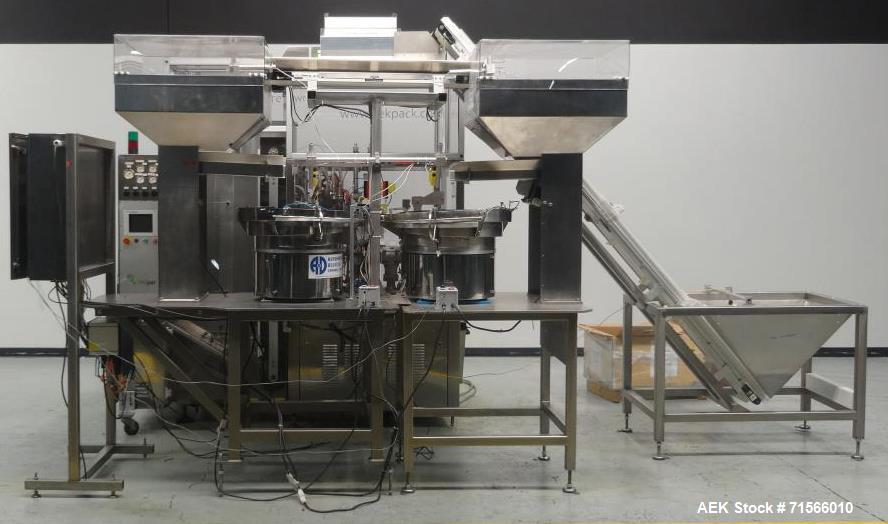 Used Unipac Model 240 Dual Head Plastic Tube Filler