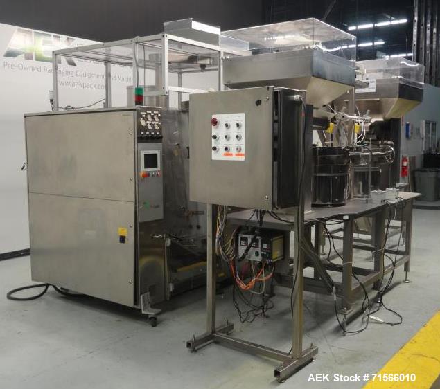 Used Unipac Model 240 Dual Head Plastic Tube Filler