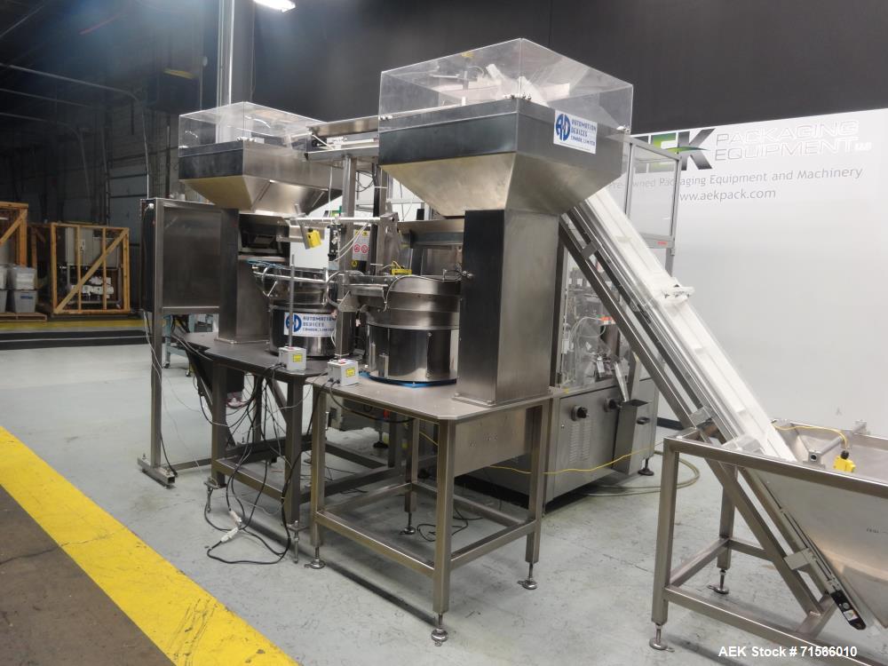 Used Unipac Model 240 Dual Head Plastic Tube Filler