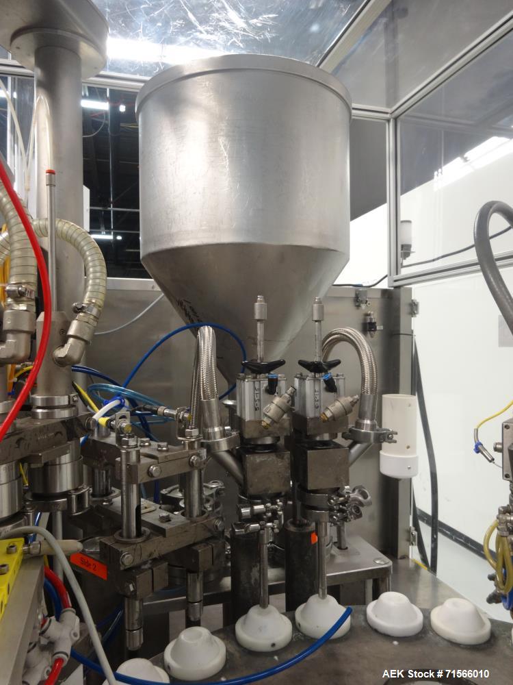 Used Unipac Model 240 Dual Head Plastic Tube Filler