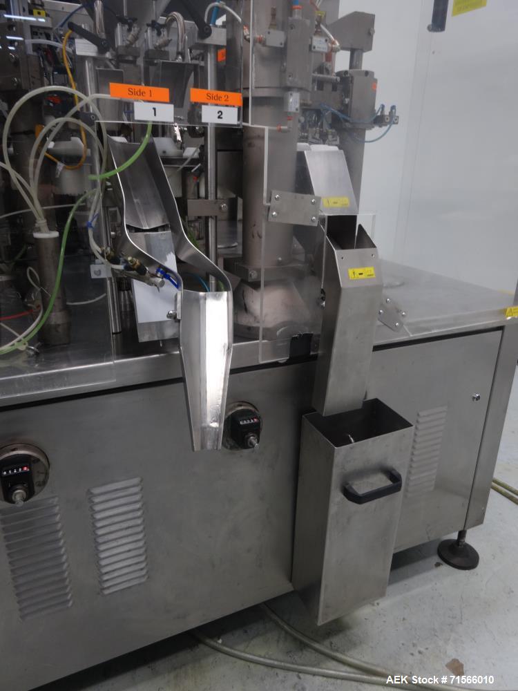 Used Unipac Model 240 Dual Head Plastic Tube Filler