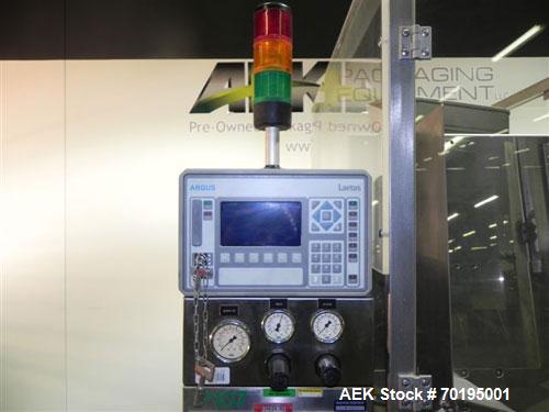 Used Unipac Model Silver 120 Plastic Tube Filler. Machine is capable of speeds up to 120 tubes per minute. Has a tube size range: (Diameter) 10mm to 50mm (Height) 30mm - 250mm. Fill volume: 3ml to 20...