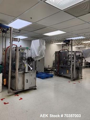 Used Vanguard VF-100P111 Automatic Hot Air Tube Filler & Sealer – 100 TPM