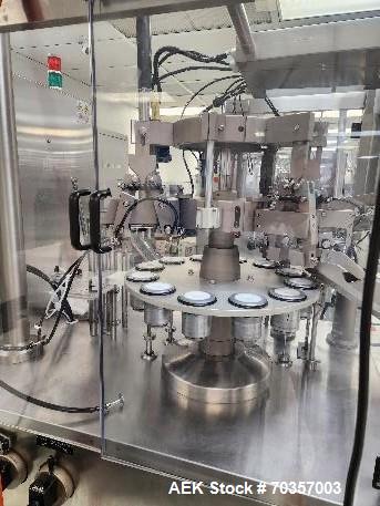 Used Vanguard VF-100P111 Automatic Hot Air Tube Filler & Sealer – 100 TPM