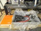 Used Arenco Model AM2000 Twin Piston Laminate Tube Filler. Currently equipped with high frequency sealer. Tubes are fed automatically through a dual tube magazine. Stations include tube cleaning, tub...