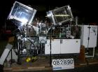 Used Arenco Model AM2000 Twin Piston Laminate Tube Filler. Currently equipped with high frequency sealer. Tubes are fed automatically through a dual tube magazine. Stations include tube cleaning, tub...
