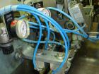 Used Arenco Model AM2000 Twin Piston Laminate Tube Filler. Currently equipped with high frequency sealer. Tubes are fed automatically through a dual tube magazine. Stations include tube cleaning, tub...