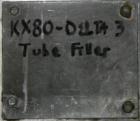 Used Klenz Pak Model KX80B 12 Station Hot Air Plastic Tube Filler. Machine is capable of speeds up to 80 tubes per minute. Tube size range: diameter up to 2