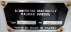 Used Norden Model NM 700 HA Hot Air Plastic Tube Filler. Capable of speeds up to 70 tubes per minute. General Fill volume range: 1ml - 300ml. Tube size range: (Length) 50mm - 250mm (Diam) 10mm - 60mm...