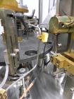 Used Prosys Model RT60H Hibar Pump Hot Air Plastic Tube Filler. Single pump servo driven rotary filler for micro-dose applications. Rated at speeds up to 70 tubes per minute. Has a fill volume range ...