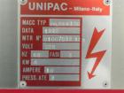 Used- Unipac Model Silver 120 Plastic Tube Filler. Machine is capable of speeds up to 120 tubes per minute. Has a tube size ...