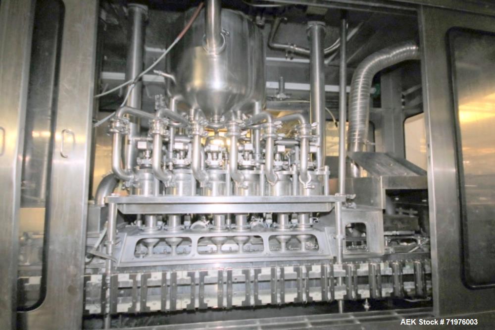 Used Evergreen Half Gallon Carton Filler with Dual Head Spout Fitment Attachmen