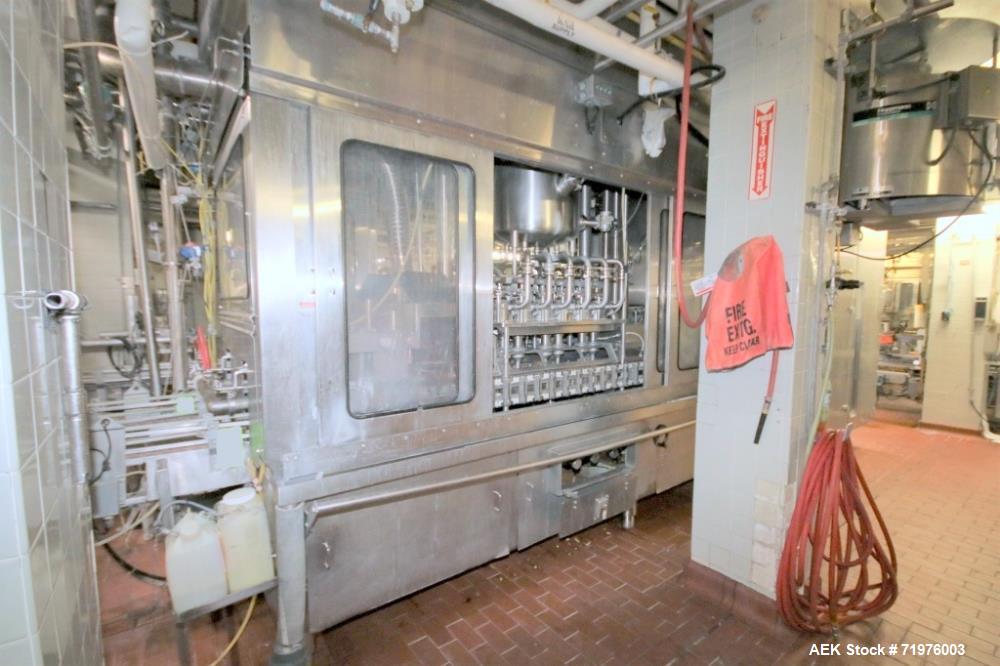Used Evergreen Half Gallon Carton Filler with Dual Head Spout Fitment Attachmen