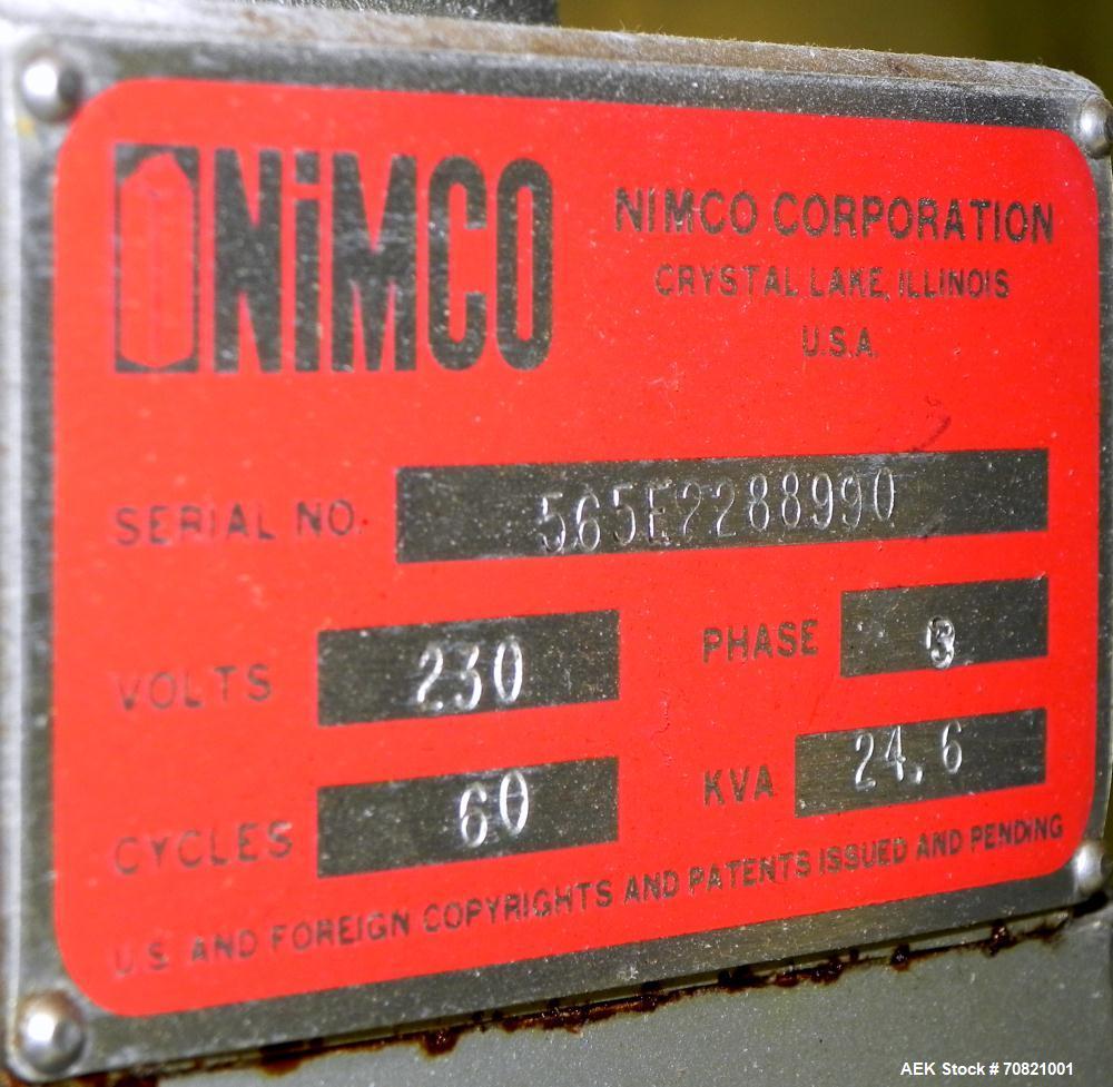 Used- Nimco Model 565E Gable Top Carton Former and Sealer