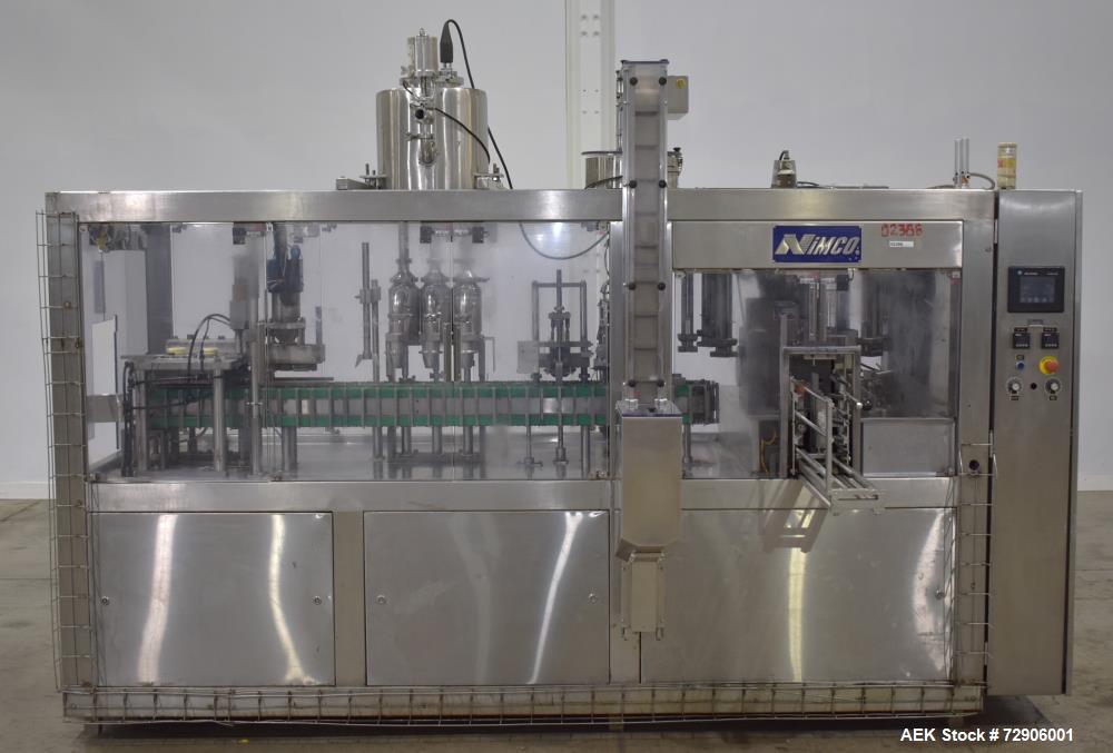 Used Nimco Model 680 Horizontal GableTop Liquid Form Fill Seal Machine
