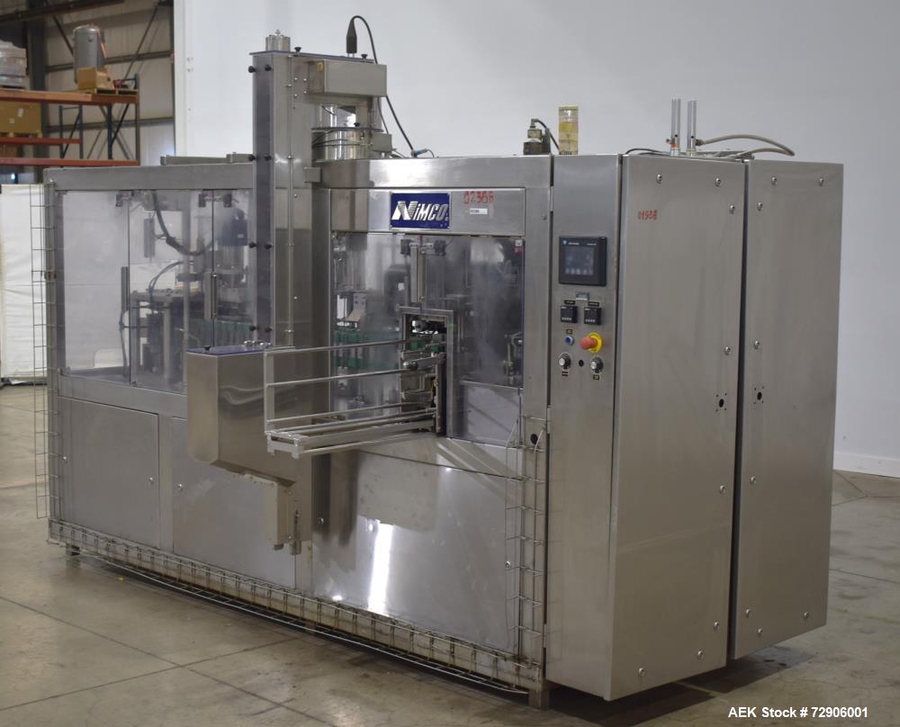 Used Nimco Model 680 Horizontal GableTop Liquid Form Fill Seal Machine