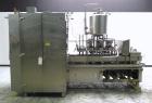 Used Cherry Burrell / Evergreen Q7 Gable Top Form fill seal carton filling machine, Model Q-7, Serial #4173, Handles 1/2 Pint, Pint and Quart Cartons. now set for quart 2-3/4 x 2-3/4 x 6-1/2