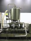 Used Cherry Burrell / Evergreen Q7 Gable Top Form fill seal carton filling machine, Model Q-7, Serial #4173, Handles 1/2 Pint, Pint and Quart Cartons. now set for quart 2-3/4 x 2-3/4 x 6-1/2