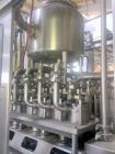 Used Evergreen Model SAEH10, S/N 402 All Stainless Steel ESL 1/2 Gal. Carton Filler with Dual Spout Weldment, Hoppman Cap Elevator, Hoppman Cap Feeder, with Allen Bradley Panel View 1000HMI, and Remo...