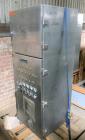 Used Evergreen Model SAEH10, S/N 402 All Stainless Steel ESL 1/2 Gal. Carton Filler with Dual Spout Weldment, Hoppman Cap Elevator, Hoppman Cap Feeder, with Allen Bradley Panel View 1000HMI, and Remo...