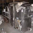 Used Haskon Inline Carton Filler, Model 540UES. Stainless steel clad frame. Sanitary contact parts. Designed to form, fill, seal liquid products using gravity type filling. Set for 1/2 gallons. (4) f...