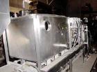 Used Haskon Inline Carton Filler, Model 540UES. Stainless steel clad frame. Sanitary contact parts. Designed to form, fill, seal liquid products using gravity type filling. Set for 1/2 gallons. (4) f...