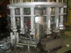 Used Nimco 5110E Gable Top Form Fill and Seal Machine, all stainless steel.  Transport chains set on 2-1/2
