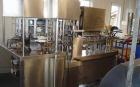 USED: Nimco milk carton filler, model 511CF469880, capable of filling 4-10 oz, 5 speed up to 110 per minute. Fill and seal. All stainless steel construction. 3/230V.