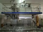 Used Tetra Pak TBA19-200B Line handling 6.76 fluid ounces (200 ml). Base units comprised of: (1) TBA19-200B aseptic carton filler, built 1997, 8375 work hours. (1) Tubex development straw applicator,...
