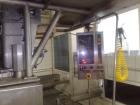 Used Tetra Pak TBA9-200B Line handling 6.76 fluid ounces (200 ml). Base units comprised of: (1) TBA 9-200B unit, built 1998, 50,131 work hours. (1) Tubex straw applicator, built 2000. (1) Tetra cardb...