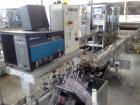 Used Tetra Pak TBA9-200B Line handling 6.76 fluid ounces (200 ml). Base units comprised of: (1) TBA 9-200B unit, built 1998, 50,131 work hours. (1) Tubex straw applicator, built 2000. (1) Tetra cardb...