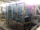 Used Tetra Pak TBA9-200B Line handling 6.76 fluid ounces (200 ml). Base units comprised of: (1) TBA 9-200B unit, built 1998, 50,131 work hours. (1) Tubex straw applicator, built 2000. (1) Tetra cardb...