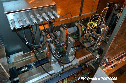 Used Bartelt (Klockner) IM-716-Horizontal Form Fill & Seal Pouch Machine. Capable speeds -100 Pouches/min on Single Index, (200 Pouches/min on Duplex  Pouch.) Has 7" centers for a pouch size range: (...