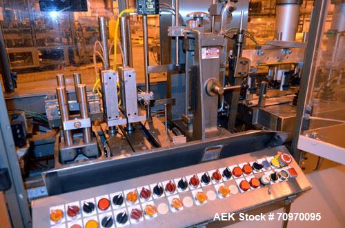 Used Bartelt (Klockner) IM-716-Horizontal Form Fill & Seal Pouch Machine. Capable speeds -100 Pouches/min on Single Index, (200 Pouches/min on Duplex  Pouch.) Has 7" centers for a pouch size range: (...