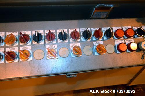 Used Bartelt (Klockner) IM-716-Horizontal Form Fill & Seal Pouch Machine. Capable speeds -100 Pouches/min on Single Index, (200 Pouches/min on Duplex  Pouch.) Has 7" centers for a pouch size range: (...