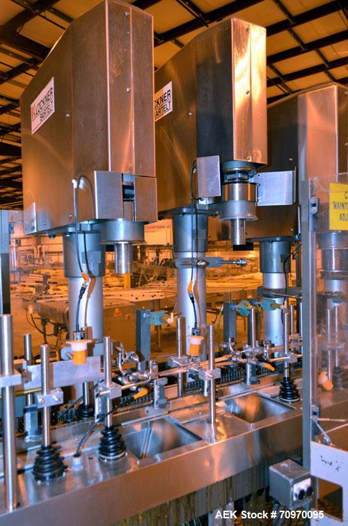 Used Bartelt (Klockner) IM-716-Horizontal Form Fill & Seal Pouch Machine. Capable speeds -100 Pouches/min on Single Index, (200 Pouches/min on Duplex  Pouch.) Has 7" centers for a pouch size range: (...