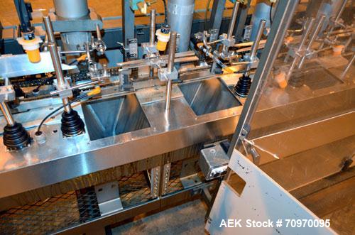 Used Bartelt (Klockner) IM-716-Horizontal Form Fill & Seal Pouch Machine. Capable speeds -100 Pouches/min on Single Index, (200 Pouches/min on Duplex  Pouch.) Has 7" centers for a pouch size range: (...