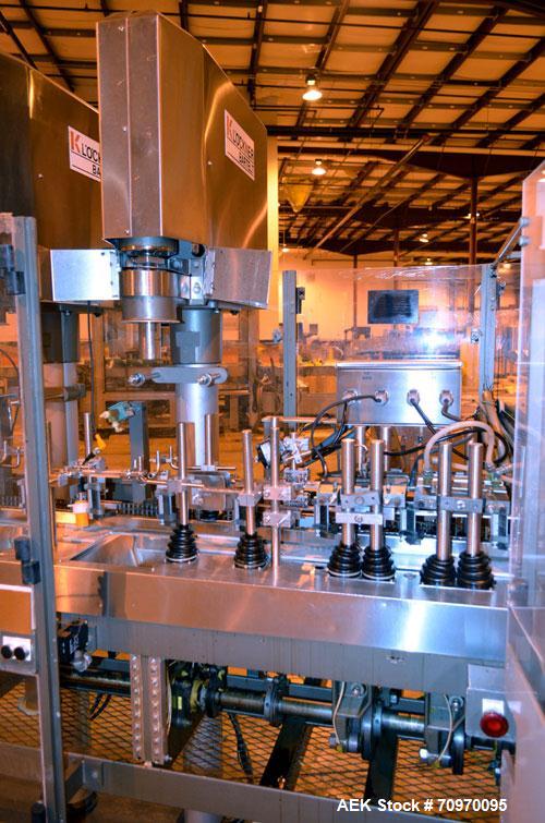 Used Bartelt (Klockner) IM-716-Horizontal Form Fill & Seal Pouch Machine. Capable speeds -100 Pouches/min on Single Index, (200 Pouches/min on Duplex  Pouch.) Has 7" centers for a pouch size range: (...