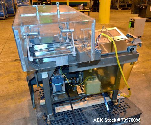 Used Bartelt (Klockner) IM-716-Horizontal Form Fill & Seal Pouch Machine. Capable speeds -100 Pouches/min on Single Index, (200 Pouches/min on Duplex  Pouch.) Has 7" centers for a pouch size range: (...