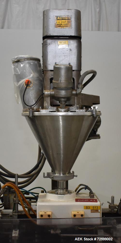Used- Bartelt IM6 Horizontal Form Fill Seal Machine. Capable of speeds up to 120 ppm. Pouch size range: 2" - 4.75" wide x 2"...