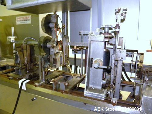 Used Bartelt IM7- 14 Horizontal Form Fill & Seal Pouch Machine. Equipped with Funnel Pocket product filler cups for high speed applications.Capable of speeds of 90-130 cpm. pouch size range: (width) ...