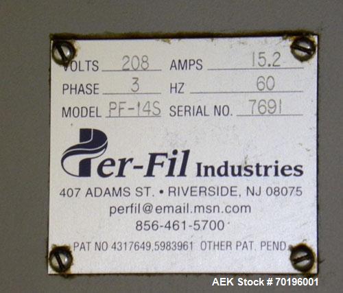 Used Bartelt IM7- 14 Horizontal Form Fill & Seal Pouch Machine. Equipped with Funnel Pocket product filler cups for high speed applications.Capable of speeds of 90-130 cpm. pouch size range: (width) ...
