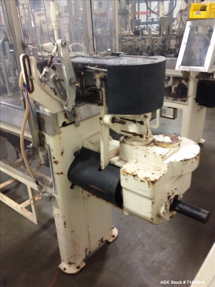 Used Bartelt Model IM Packager Horizontal Form Fill and Seal Pouch/Bag Machine. Machine is capable of speeds up to 100 pouches (or bags) per minute.  Has a pouch size range: Length 2" - 4-3/4", Heigh...