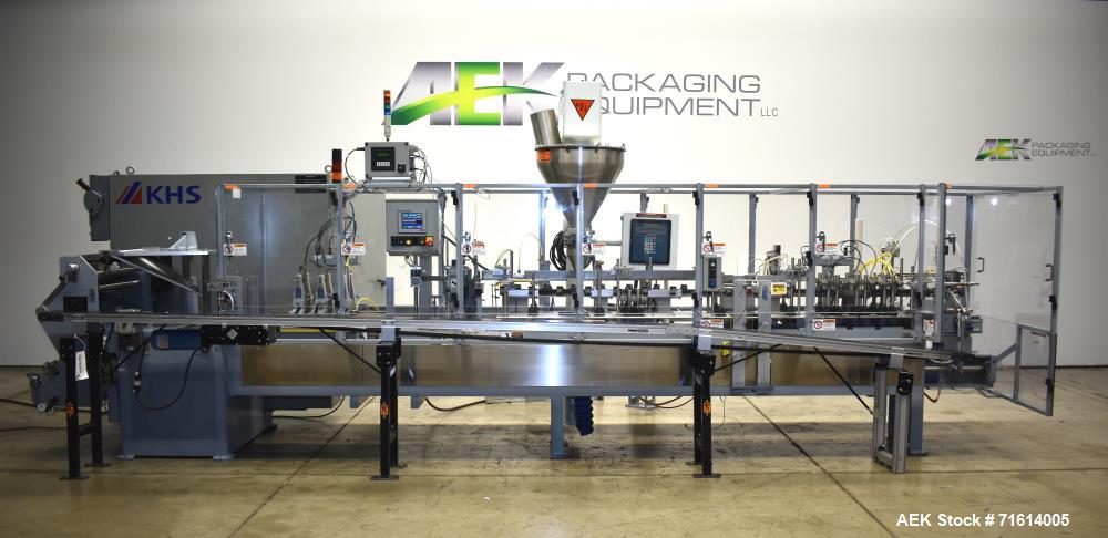 Used Bartelt Klockner Model IM7-16 Servo Horizontal Form Fill and Seal Machin