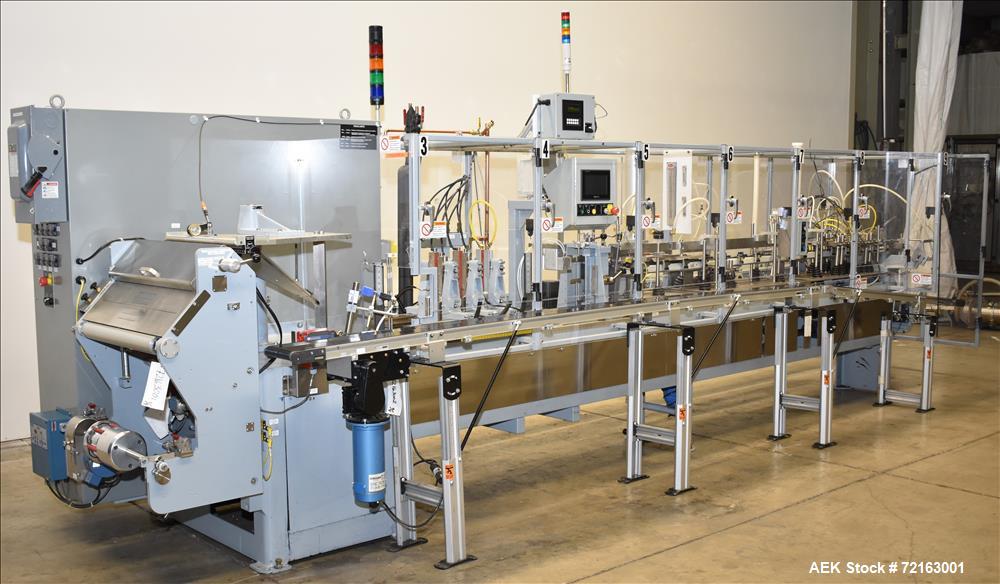 Used Bartelt Model IM7-16 Servo Horizontal Form Fill and Seal Machine.