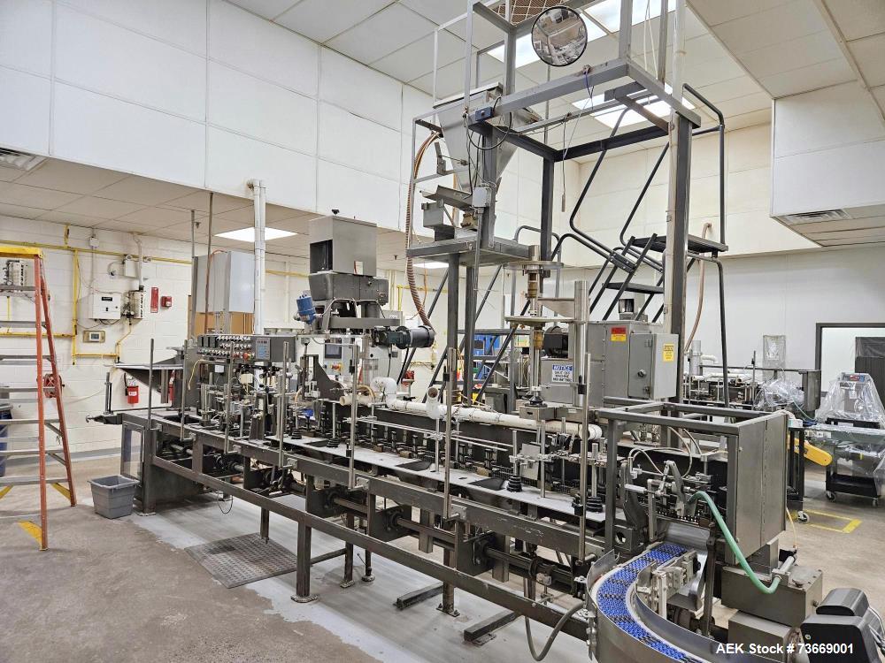 Used Bartelt IM7-16 Form Fill Seal Pouch Machine with Volumetric Filler