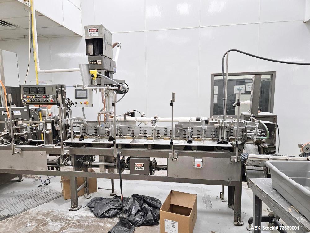 Used Bartelt IM7-16 Form Fill Seal Pouch Machine with Volumetric Filler