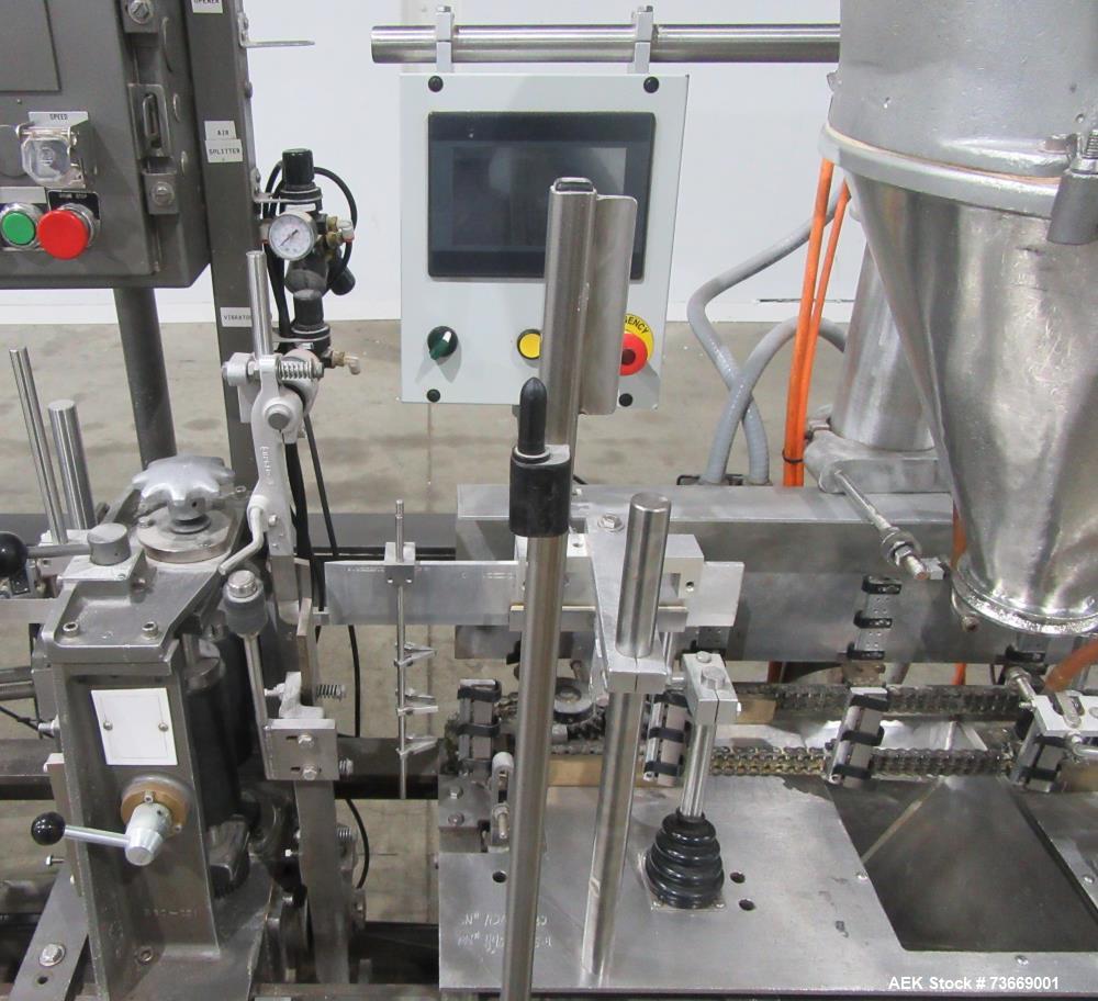 Used Bartelt IM7-16 Pouchmaster Horizontal Form Fill Seal Machine