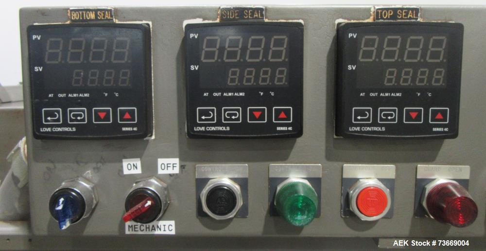 Used Bartelt IM7-16 Pouchmaster Horizontal Form Fill Seal Machine