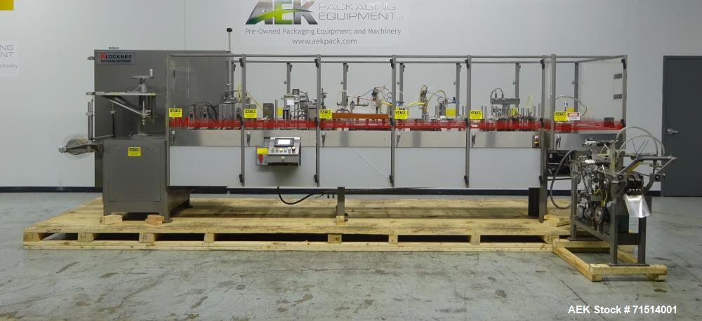 Used Bartelt (Klockner) Model IM7-14 Servo Horizontal Form Fill and Seal Machin